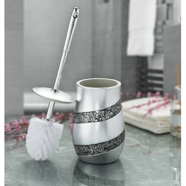 Ceramic toilet brush deals holder